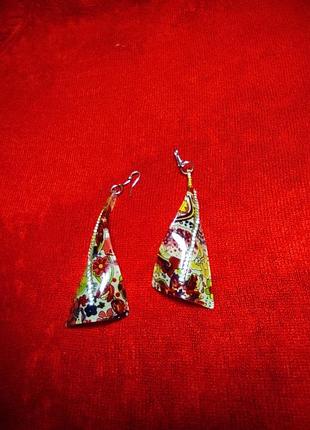 Потрясающие нарядные серьги.