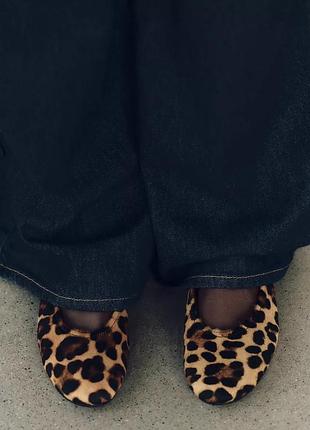 Шкіряні балетки zara