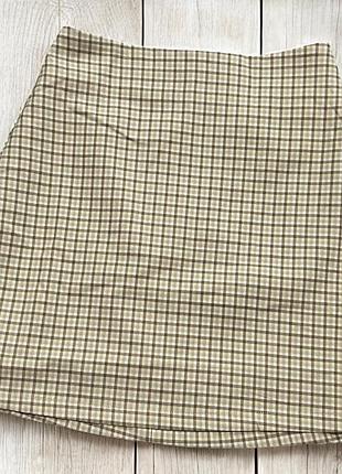 Міні спідниця у клітинку