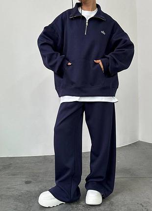 Стильний костюм (худі+штани) 🔥червоний, меланж, жовтий, темно-синій▪️42-44, 46-48▪️модель 1586