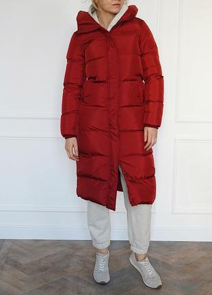 Классическое длинное пуховое пальто, пуховик