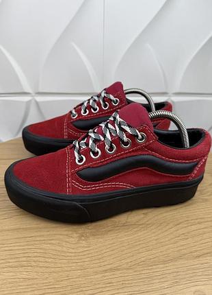 Оригінальні замшеві кеди vans 90s retro old skool platform