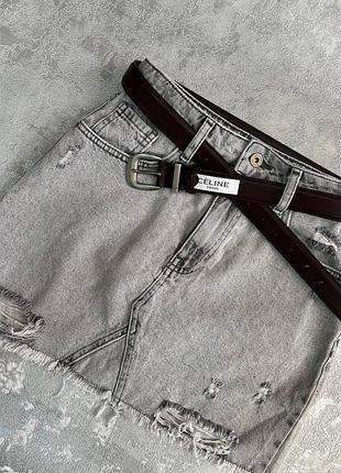 Джинсовая юбка скидка