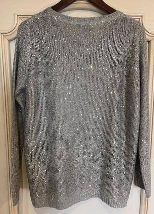 Легкий светр з паєтками 4