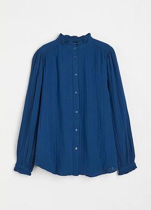 Блуза из хлопкового муслина