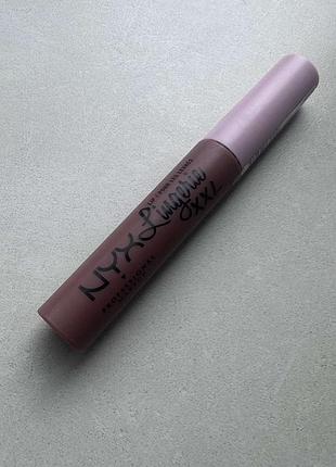 Оригінал nyx professional makeup lip lingerie xxl рідка матова помада для губ 29 hot caramelo