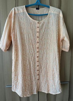 Блуза з натуральної легкої тканини