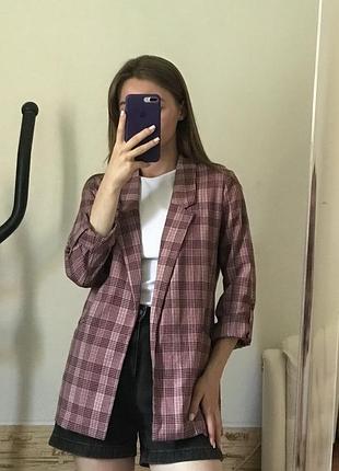 Картатий піджак stradivarius s