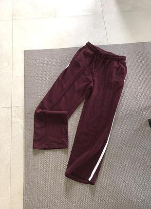 Двонитка спортивні штани прямі широкі спортивные штаны двунить прогулочные широкие прямые