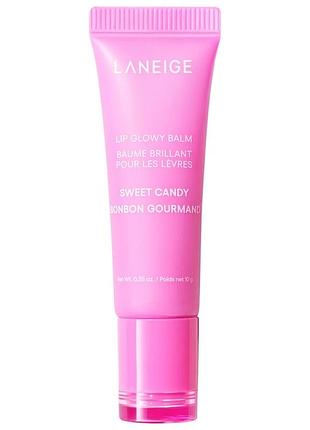 Бальзам для губ laneige  lip glowy lightweight hydration balm with shea butter 5 мл-sweet candy