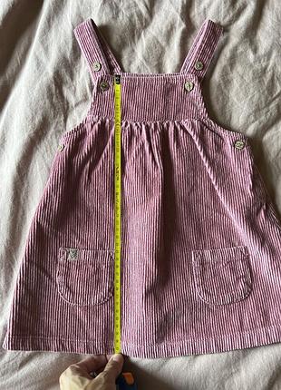 Вілюровий сарафан next 80 см 9-12 місяців