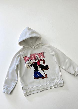 Свитшот подростковый худи кофта мерч popeye zara p.13-14 164 см