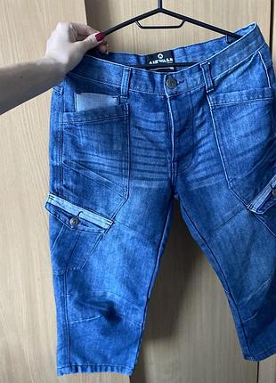 Нові джинсові бриджі чоловічі