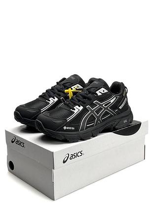 Мужские кроссовки asics gel-venture 6974 black silver (black owl), арт a4478