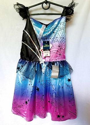 Новорічний карнавальний костюм, чародійка , чарівниця, зірочка 7-8 років