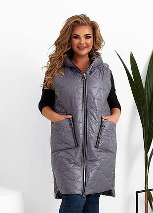 Жилетка удлиненная