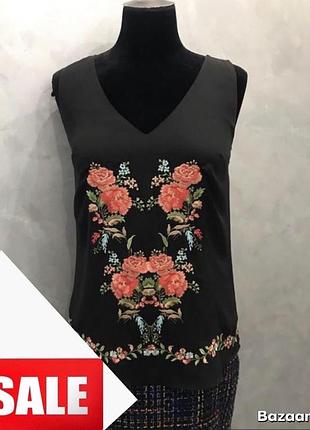 🌹майка з вишивкою квіти