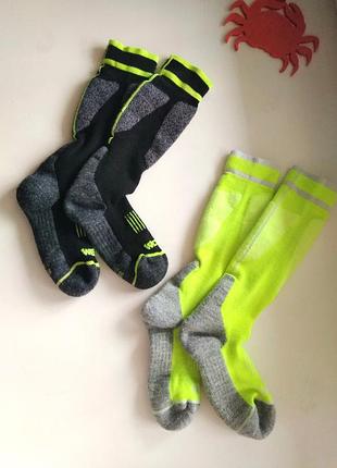 35-38р. высокие носки wedze лыжные с шерстью