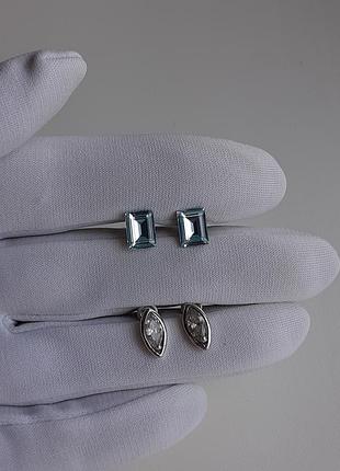 Серьги гвоздики, бижутерия