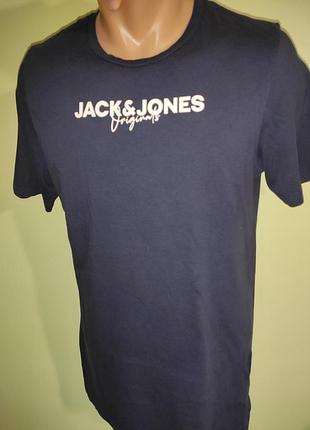 Стильная фирменная футболка катон бренд.jack&amp;jones.s