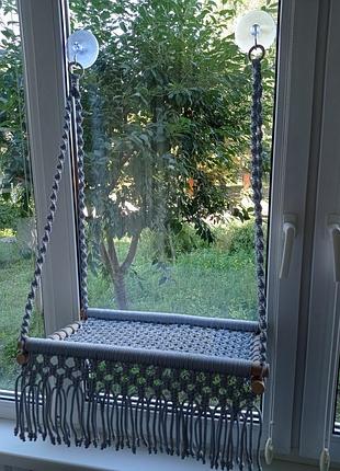 Гамак віконний / ліжко підвісне для кота / котогамак