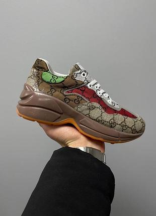 Кроссовки rhyton gg x supreme