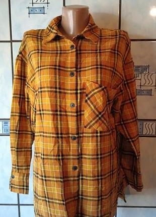 Фланеловая рубашка в клетку