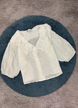 Шикарна біла блуза