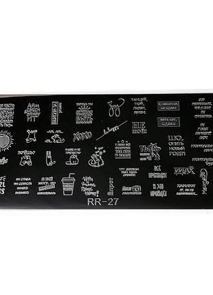 Пластина для стемпінгу richcolor-027