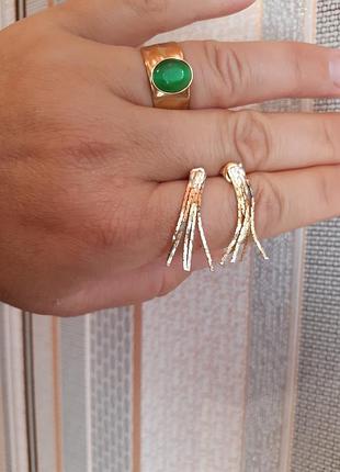 Серьги кистицы, американская винтаж