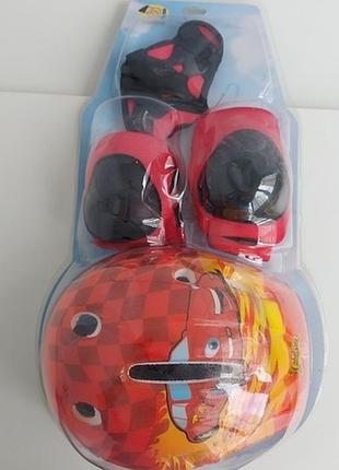 Защитное снаряжение для детей шлем наколенники (c 60072)