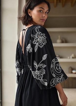 Сукня вишита кофтан бавовна