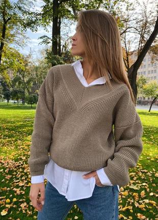 В'язаний светр, пуловер2 фото