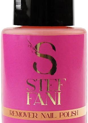 Ремувер для зняття гель-лаку nail polish remover steffani, 150 мл