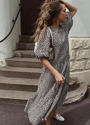 Плаття міді вільного крою