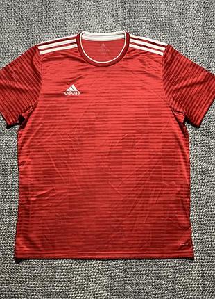 Спортивна футболка adidas червона  condivo climalite xl