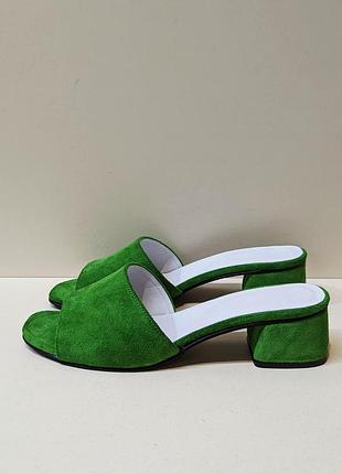 Замшевые шлепки 42,43,44