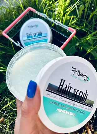 Скраб для шкіри голови з ментолом