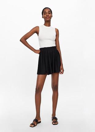 Шорты плиссе zara