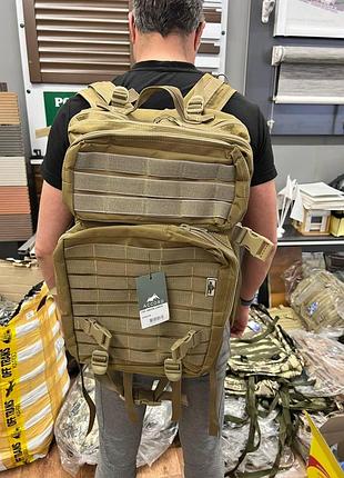 Тактичний рейдовий рюкзак 40 л, військовий армійський похідний чоловічий кайот штурмовий туристичний рюкзак ag