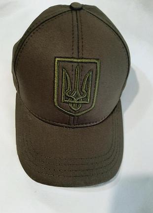 Армійська камуфляжна захисна кепка олива зсу з гербом, тактичні військові бейсболки ag 1488