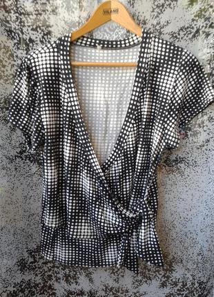 Блузка на запах р.46,