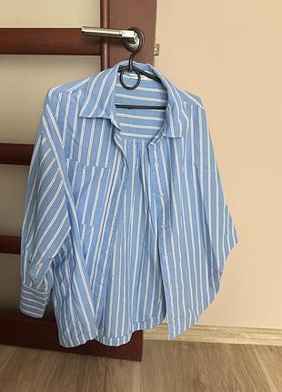 Сорочка в смужку оверсайз