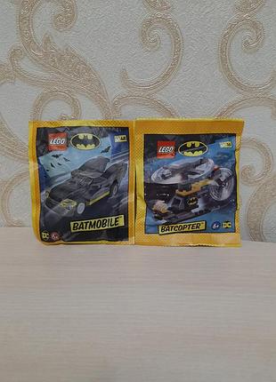 Набори конструктора Lego бетмен бетмобіль і беткоптер