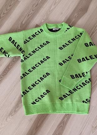 Фирменный свитер balenciaga