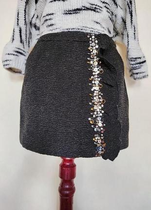 Юбка з вовни