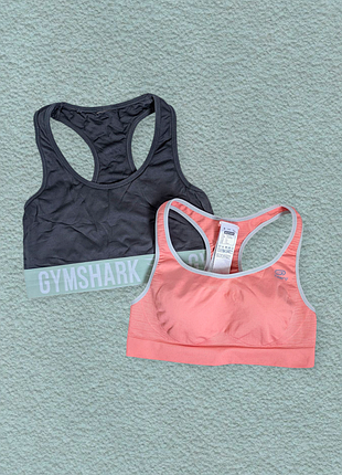 Набір топів спортивні бюстгалтери 2 шт. gymshark
