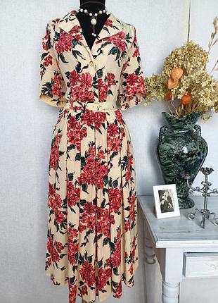 Сукня. плаття. вінтажна. вінтажне. вінтаж. в квіти.