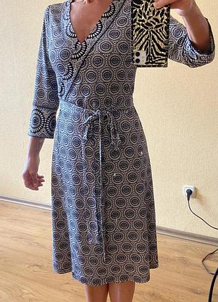 Шовкова сукня на запах l. k. bennett