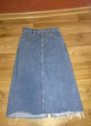 Джинсовая юбка mng 
xs